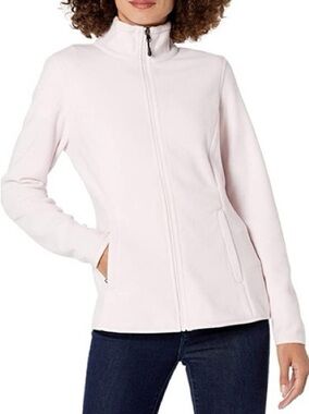New Balance Full‑Zip Fleece Jacket Sweatshirt Coat Small Light Pink